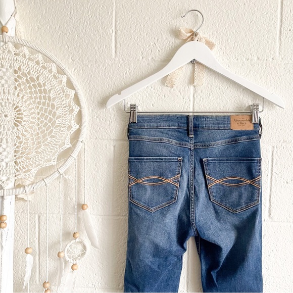 Abercrombie & Fitch Dark Blue Skinny Denim Pants - Picture 5 of 10